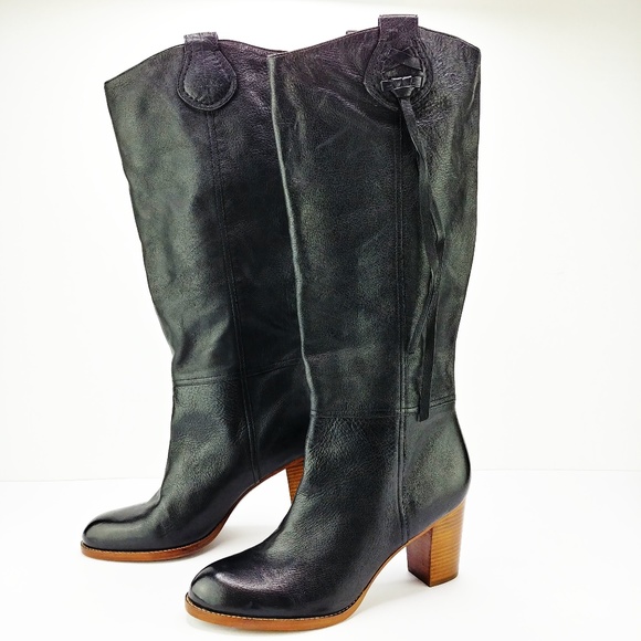 Coach Shoes - Coach Selena Leather Calf Boots - Like New w/Box